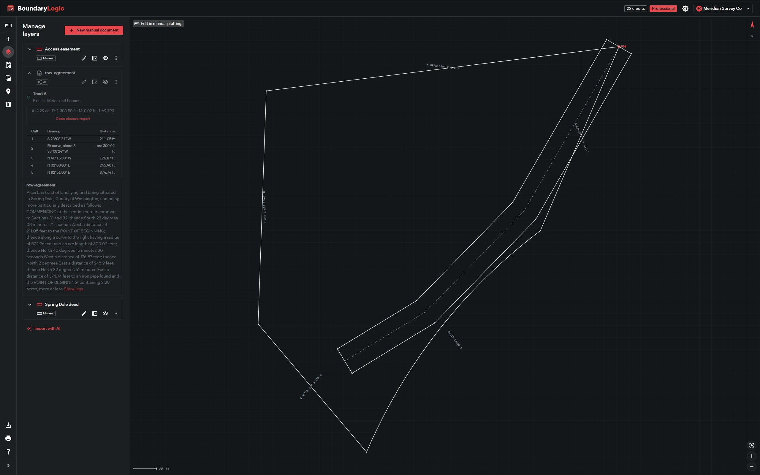 Trace workspace: plot from document