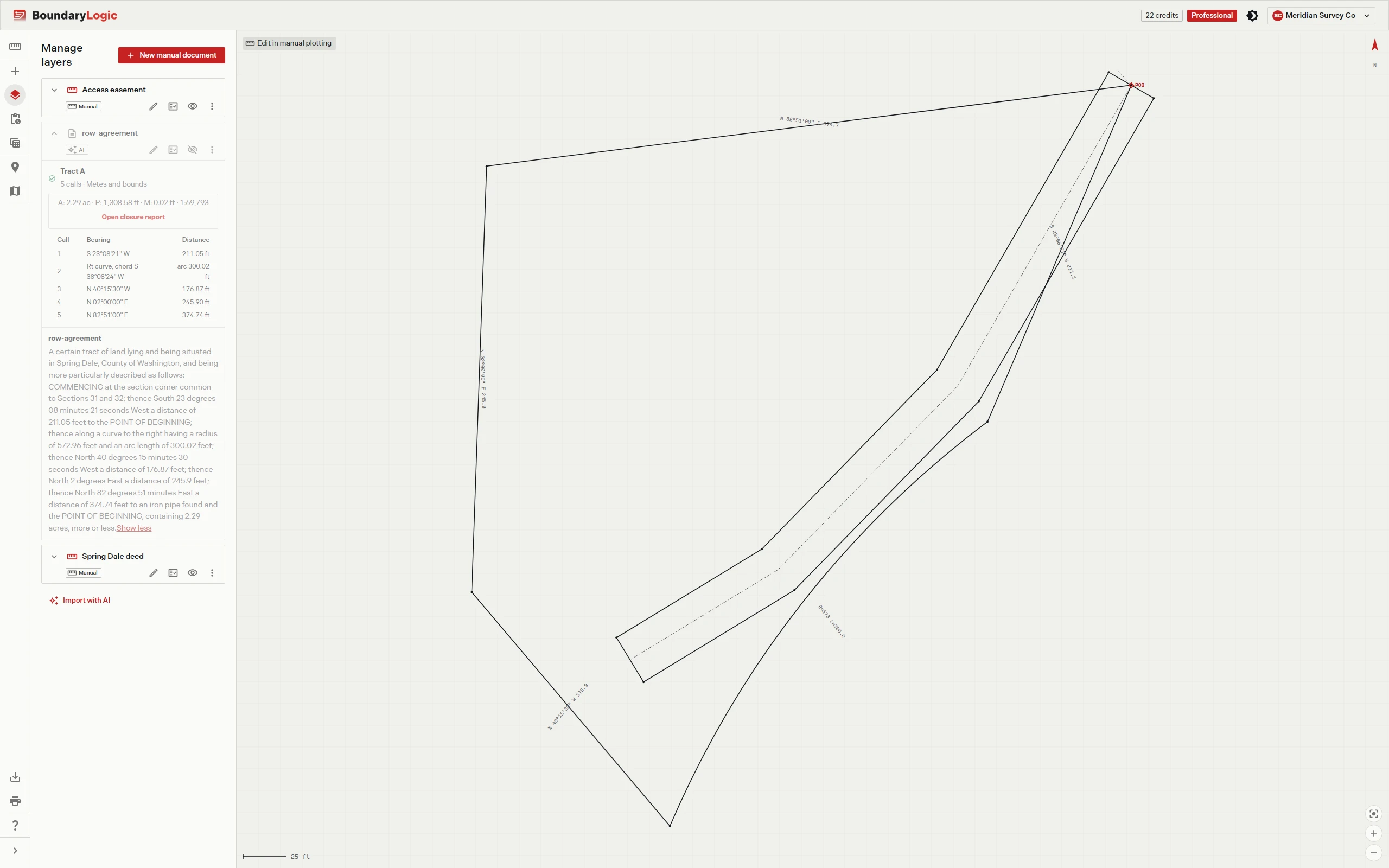 Trace workspace: plot from document