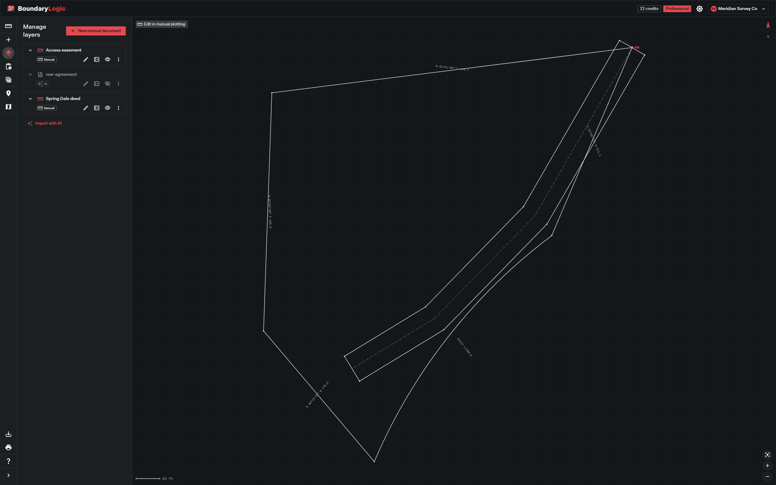 Trace workspace: map view layers