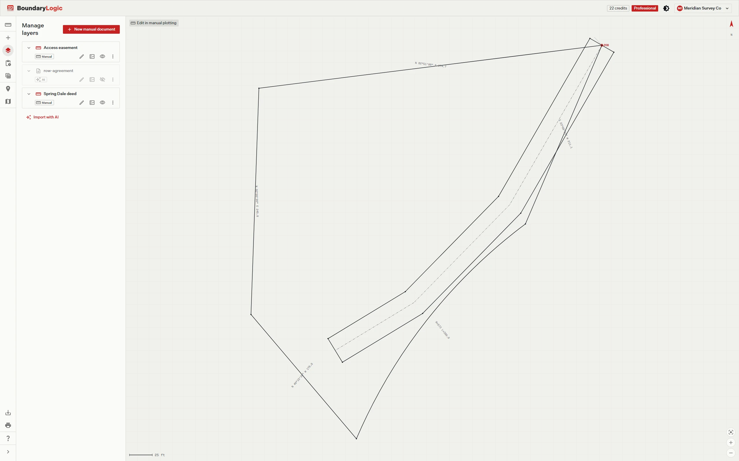 Trace workspace: map view layers