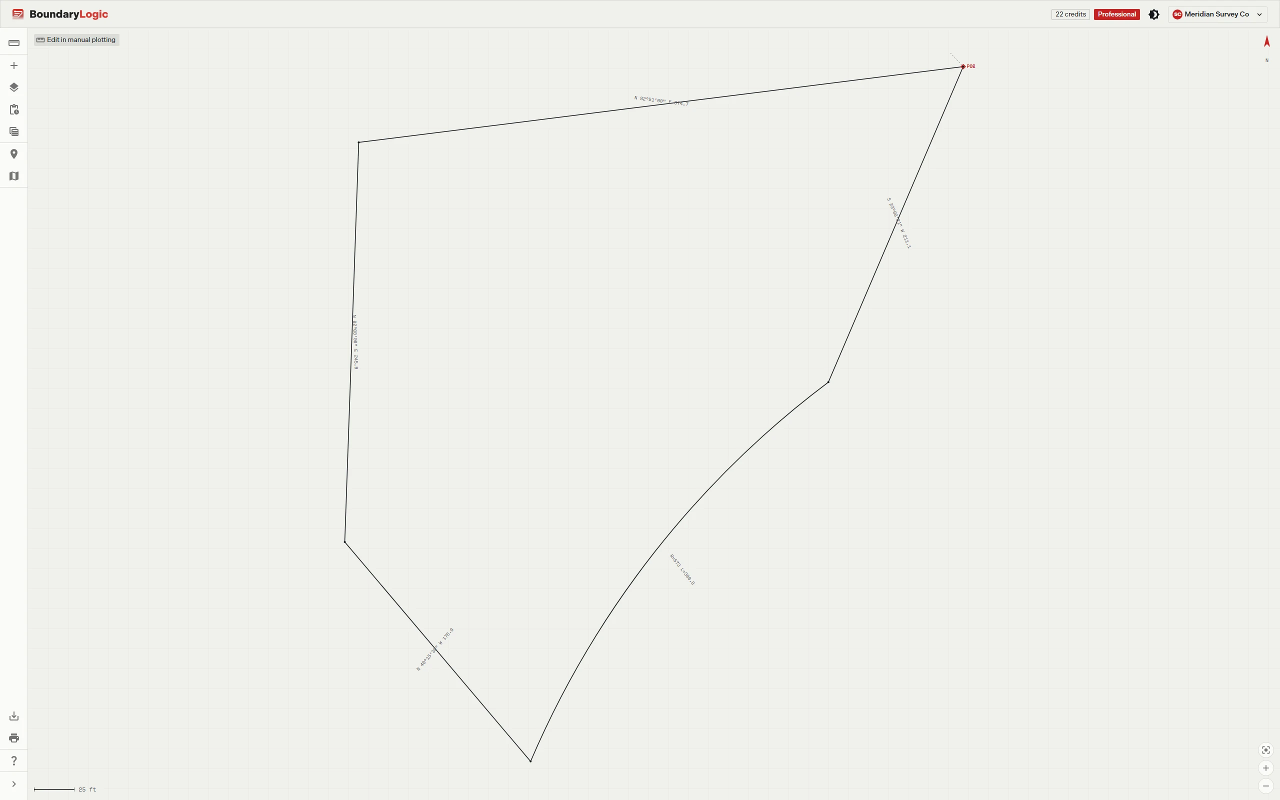 Trace workspace: dxf view